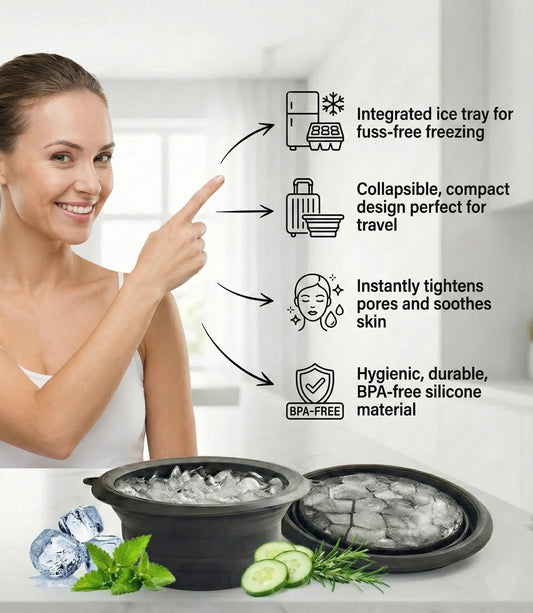 Silicone Face Ice Bowl