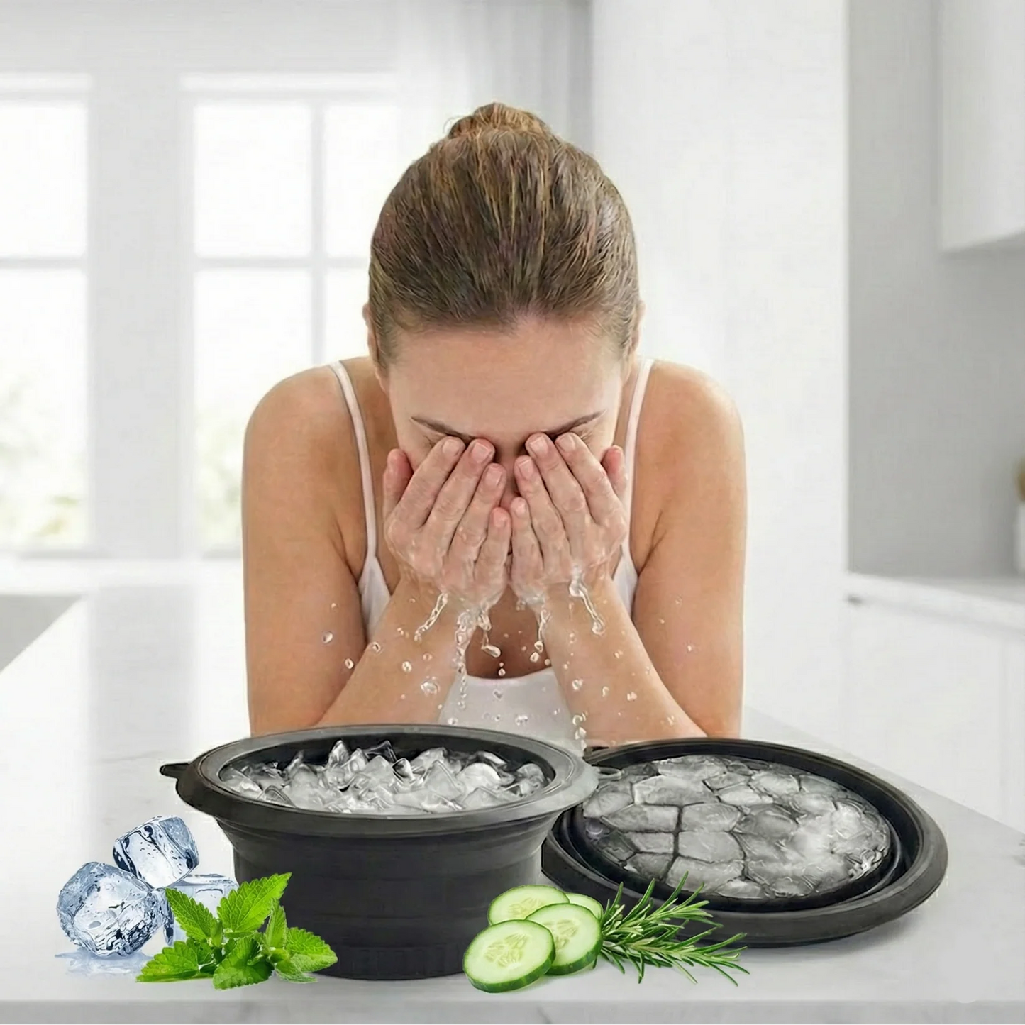 Silicone Face Ice Bowl